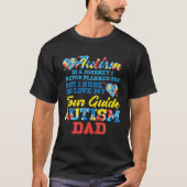 Mens Autism Journey Noch nie geplant Tour Guide Va T-Shirt (Vorderseite)