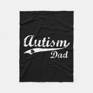 Mens Autism Vater gibt Autismus Awareness Geschenk Fleecedecke