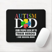 Mens Autism Vater Mousepad (Mit Mouse)