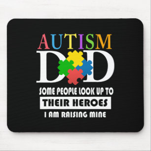 Mens Autism Vater Mousepad