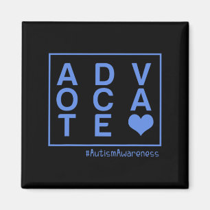 Mens Autismus Bewusstsein Advocate Einzigartiges E Magnet