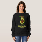 Mens Avocado Pregnancy Mamacado Schwangere Mutter Sweatshirt (Vorne ganz)