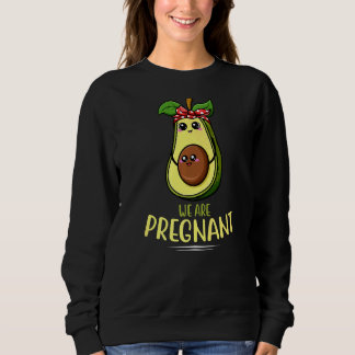 Mens Avocado Pregnancy Mamacado Schwangere Mutter Sweatshirt