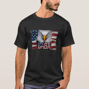 Mens Baba Eagle American Bald Adler Eyes T-Shirt