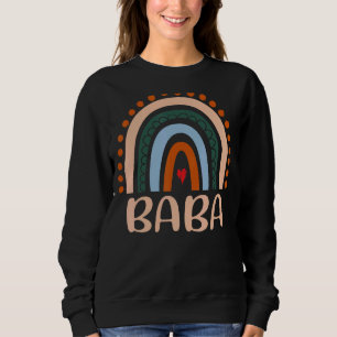Mens Baba Rainbow Boho Rainbow Baba Cooler Vater F Sweatshirt