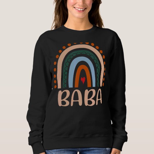 Mens Baba Rainbow Boho Rainbow Baba Cooler Vater F Sweatshirt (Vorderseite)