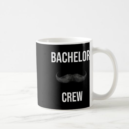Mens Bachelor Crew Groom Bride Abend Bachelorett Kaffeetasse (Rechts)