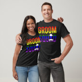 Mens Bachelor Party Gay Pride Groom Squad am beste T-Shirt (Unisex)