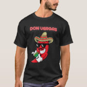 Mens Badass Red Hot Chili Pepper Don Vergas T Shir T-Shirt (Vorderseite)