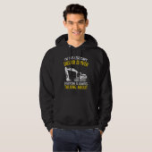 Mens Bagger Driver Heavy Equipment Operator Hoodie (Vorne ganz)