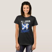 Mens Bagpipe Player Alles was ich brauche ist dies T-Shirt (Vorne ganz)