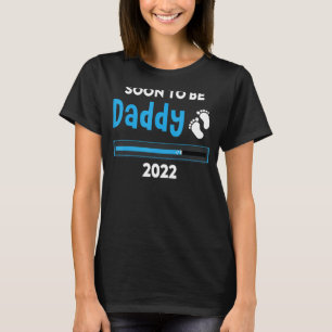 Mens bald Papa 2022 Vatertag zum ersten Mal T-Shirt