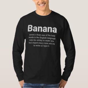 Mens Banana Definition Banane T-Shirt