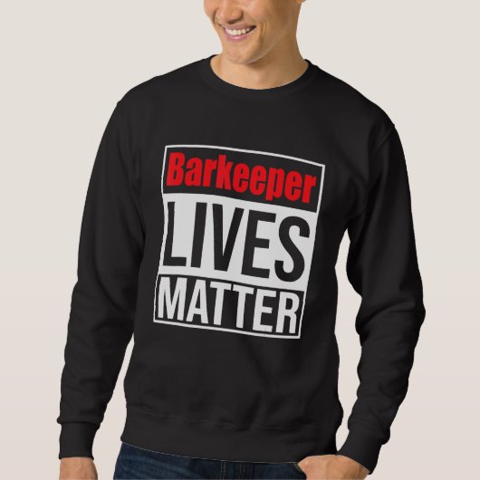 Mens Barmann Bartender Drinks Mixer Sweatshirt (Vorderseite)
