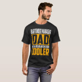 Mens Bartender Manager Dad  Like a Regular Dad but T-Shirt (Vorne ganz)