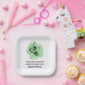 Men's Baseball Hitting 50th Birthday Pappteller (Party)