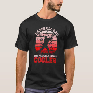 Mens Baseball Vater Regelmäßiger Vater aber Cooler T-Shirt