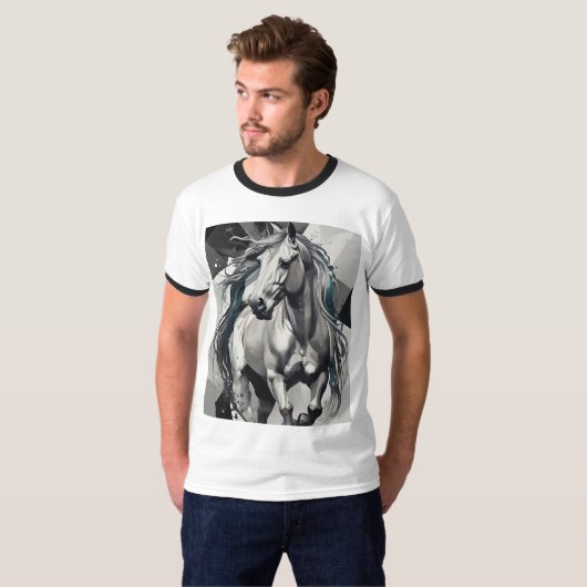 Men's Basic Ringer T-Shirt (Vorne ganz)