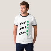 Men's Basic Ringer T-Shirt  DESIGN  AFRICA  SPORT  (Vorne ganz)