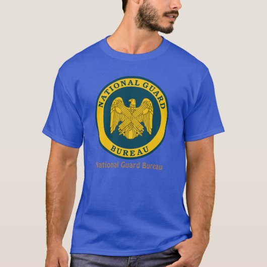 Mens Basic Shirt National Guard Bureau (Vorderseite)
