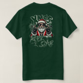 Men's Basic T - Shirt Santa Claus Rock Star T - Sh (Design Rückseite)