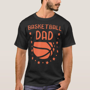 Mens Basketball Daddy Bball Fan Bester Vater je Ho T-Shirt