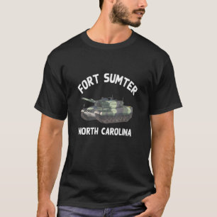 Mens Battle of Fort Sumter South Carolina Zivil Wa T-Shirt