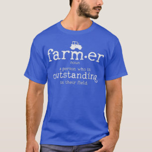 Mens Bauer Definition Wörterbuch "Hasenfarm" T-Shirt