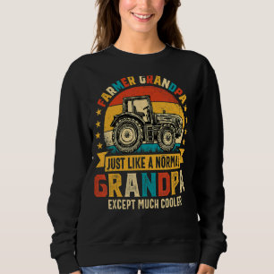 Mens Bauer Großer Landwirtschaftler Bauer Retro Tr Sweatshirt