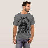 Mens Bauer Großvater - Funny Farm Großvater T-Shirt (Vorne ganz)