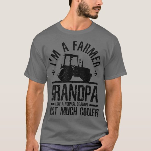 Mens Bauer Großvater - Funny Farm Großvater T-Shirt (Vorderseite)
