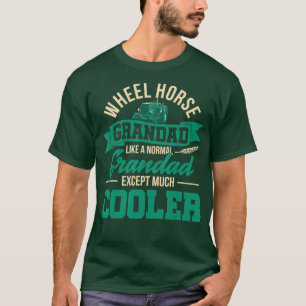 Mens Bauer Traktor Farmrad Pferdegeschenk T-Shirt