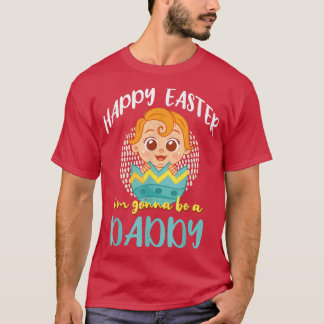 Mens be Daddy Pregnancy Baby offenbaren Ei Happy E T-Shirt