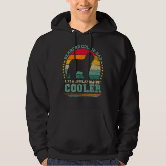 Mens Bearded Collie Vater wie ein regelmäßiger Vat Hoodie
