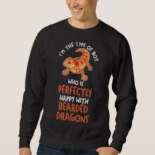 Mens Bearded Dragon Sweatshirt (Vorderseite)