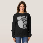 Mens Bearded Onkel Bart Spaß Onkel Sweatshirt (Vorne ganz)