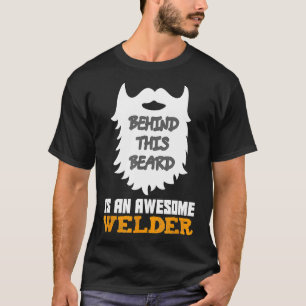Mens Bearded Welder Funny Gift Ideen zum Geburtsta T-Shirt