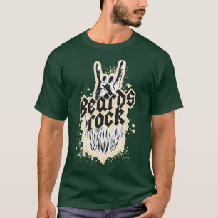 Mens Beards Rockbärte sind coole Bärenhalter T-Shirt