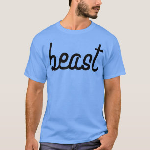 Mens BEAST Gym Fitness Workout Bodybuilding Motiva T-Shirt