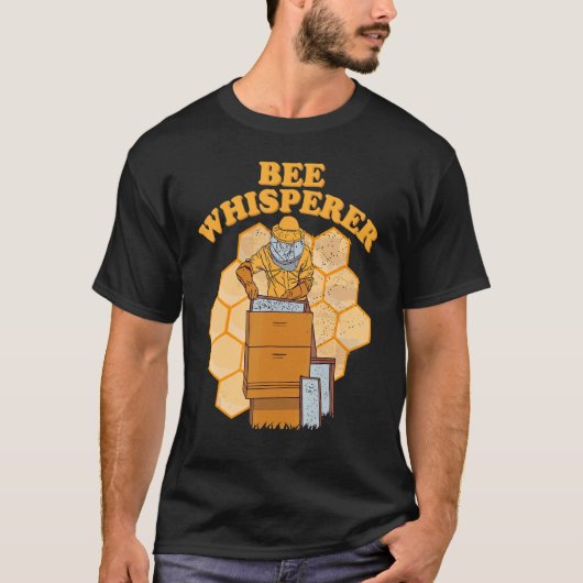Mens Beekeeping Bee Whisperer Beekeeper T-Shirt (Vorderseite)