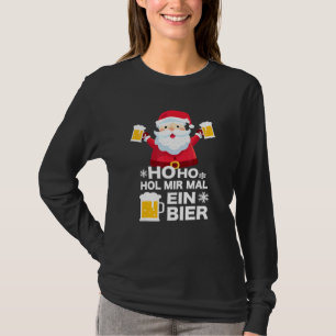 Mens Beer Advent Kalender Der Mensch und die Tasse T-Shirt