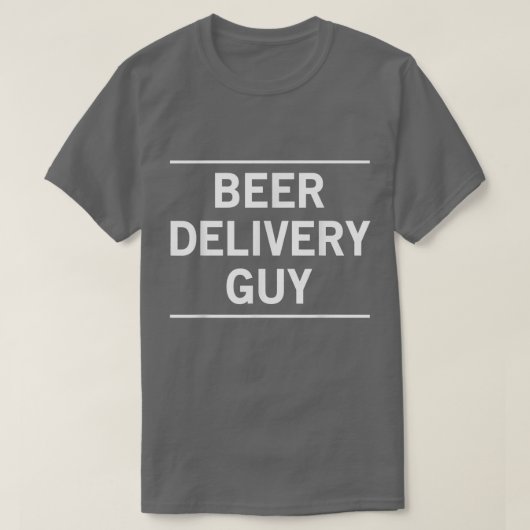 Mens Beer Delivery Typ T-Shirt (Design vorne)