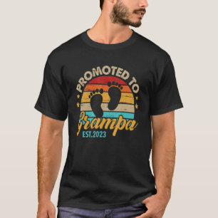 Mens befördert bis Grampa 2023 Vatertag Erste T T-Shirt