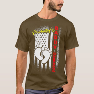 Mens befördert zu Daddy 2022 Vatertag Cool T-Shirt