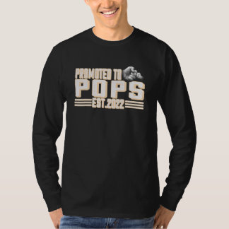 Mens befördert zu Pop 2022 New Dad erste Vater T-Shirt