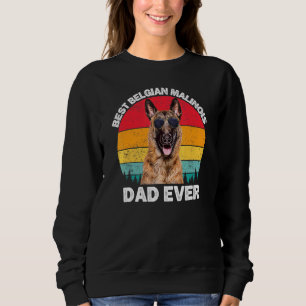 Mens Belgischer Malinois Vater Vintag Belgischer S Sweatshirt