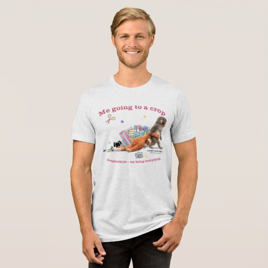 Men's Bella Canvas Punch Monkey Shirt (Vorderseite voll)