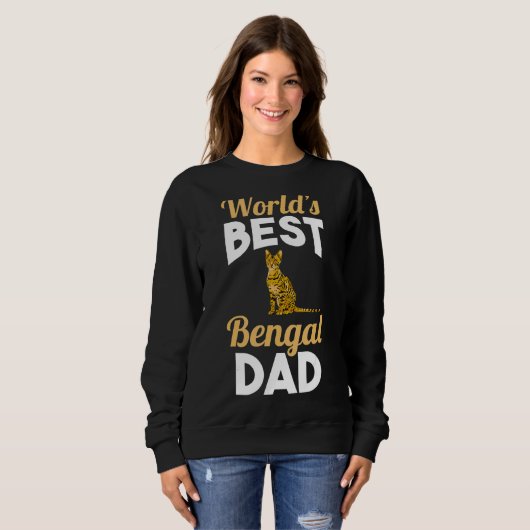 Mens Bengalisch Vater Sweatshirt (Vorne ganz)