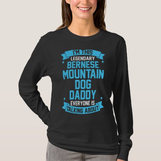 Mens Bernese Mountain Vater T-Shirt (Vorderseite)