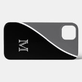 Mens Beruflich Monogram Style Case-Mate iPhone Hülle (Rückseite (Horizontal))